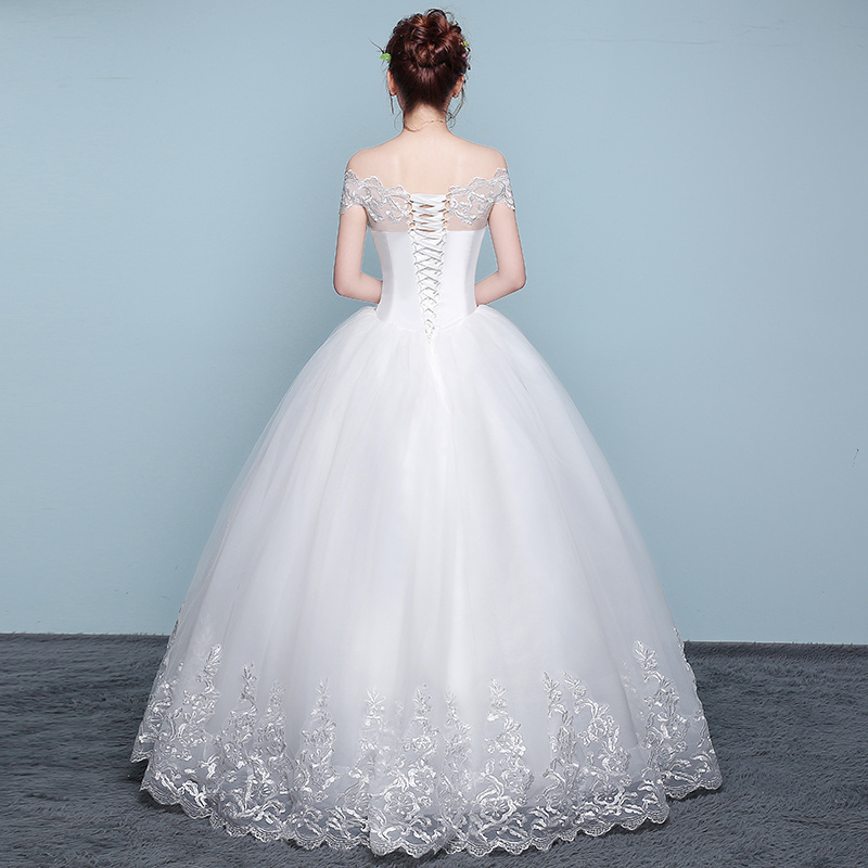 Qidi wedding dress shoulder wedding dress - Image 4