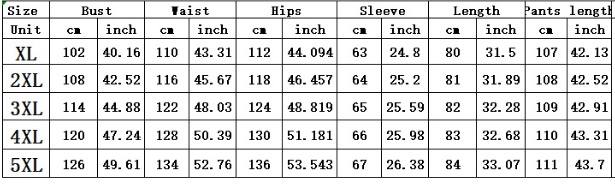 Women's Plus Size Sports And Leisure Printed Two-piece Suit - Image 9