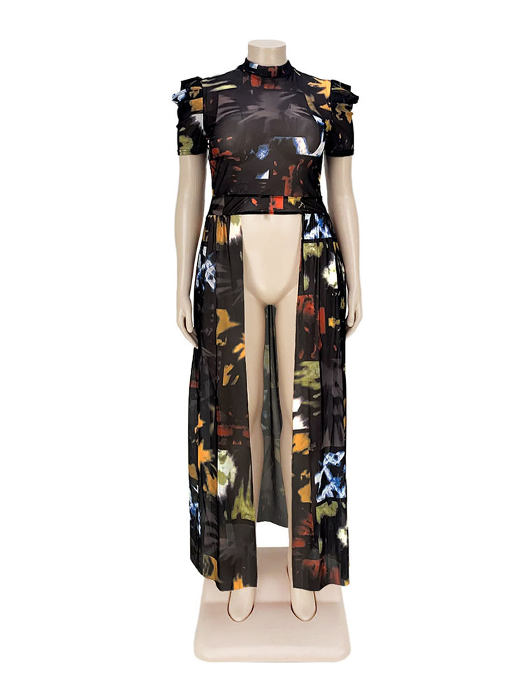 Long Button Up Shirt Dress Women Plus Size Clothing Club Wea - Image 2