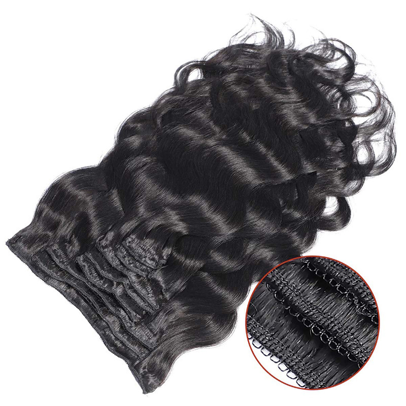 Real Hair Natural Black Real Hair Hair Extension - Image 4